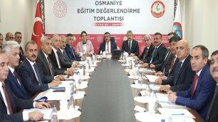 MINISTER TEKİN ATTENDS THE PROVINCIAL EDUCATION EVALUATION MEETING IN OSMANİYE